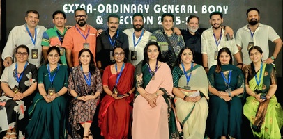 amma-general-body-elected-shwetha-menon-as-president-committee-2025-with-members-ePathram