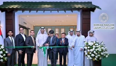 dr-sultan-ahmed-al-jaaber-and-dr-shamsheer-launching-korean-pavilion-in-burjeel-ePathram