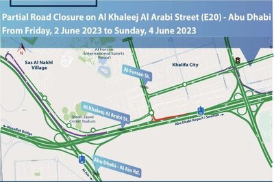 khaleej-al-arabi-street-e-20-road-closed-for-maintanance-ePathram