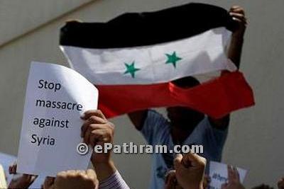 syrian protests-epathram