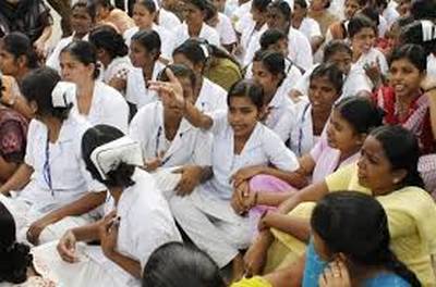 illegal-strike-of-nurses-in-kerala-private-hospitals-ePathram